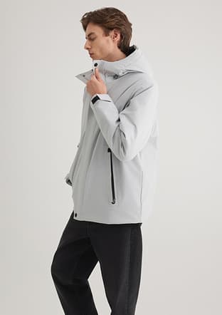 M0110561-70075 Erkek Gri Ceket - 2