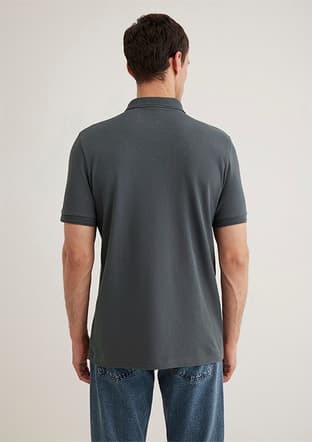 M064946-71598 Erkek Yeşil Polo Yaka T-shirt - 2