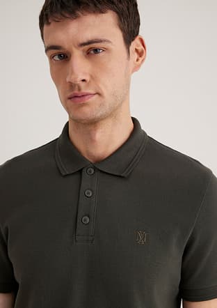 M064946-71587 Erkek Siyah Polo Yaka T-shirt - 3