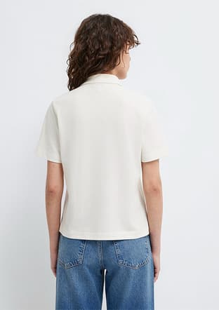 M1613714-80194 Kadın Beyaz Polo Yaka T-shirt - 2