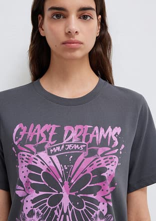 M1613720-83620 Kadın Baskılı T-Shirt - 3