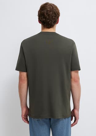 M0613102-71553 Erkek Mavi Baskılı T-shirt - 2