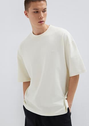 M0613188-71610 Erkek Baskılı T-Shirt - 1