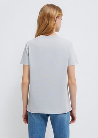 M1613722-70075 Kadın Gri Baskılı T-shirt - 2