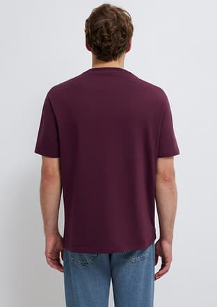 M0611711-70434 Erkek Bordo Baskılı T-shirt - 2