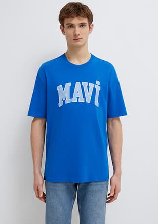 M0611711-81330 Erkek Çok Renkli Baskılı T-shirt - 1