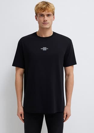 M0613132-900 Erkek Siyah T-shirt - 1