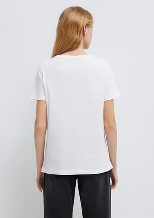 M1613721-620 Kadın Beyaz Baskılı T-shirt - 2