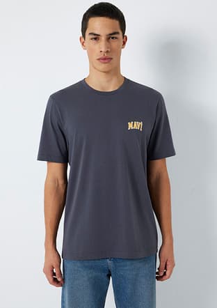M0611714-70101 Erkek Baskılı T-Shirt - 1