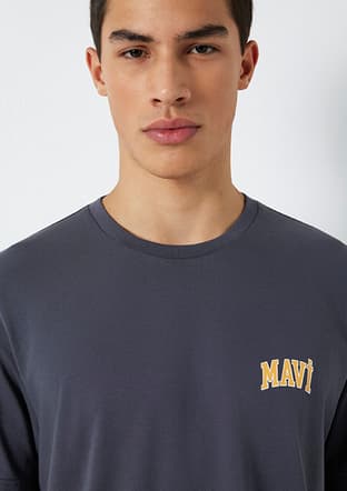 M0611714-70101 Erkek Baskılı T-Shirt - 3