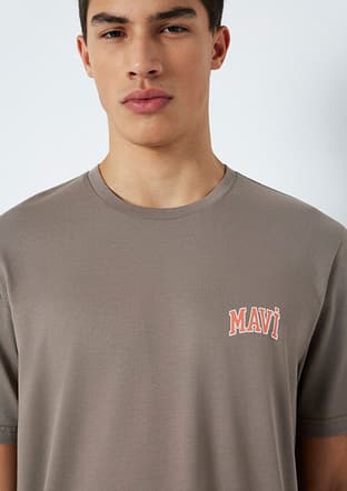 M0611714-87875 Erkek Çok Renkli Baskılı T-shirt - 3