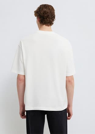 M0613178-70057 Erkek Beyaz Baskılı T-shirt - 2