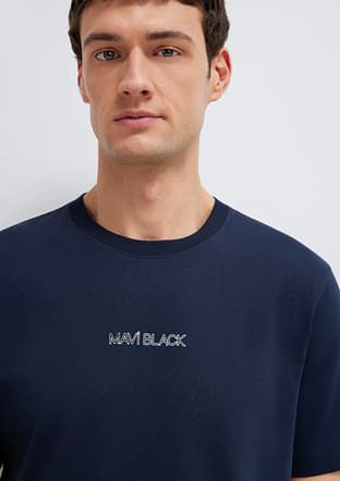 M0613135-86623 Erkek Çok Renkli Baskılı T-shirt - 3