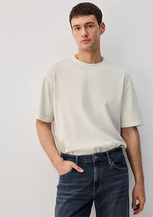 M0612494-70142 Erkek Gri Kısa Kol T-shirt - 1