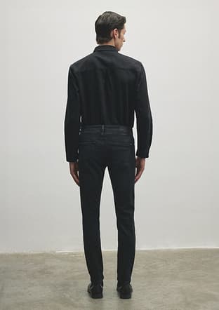 M0042286544 Erkek Siyah Jean Pantolon - 3