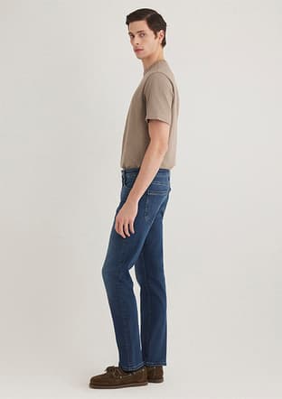 M0037888222 Erkek Mavi Jean Pantolon - 2