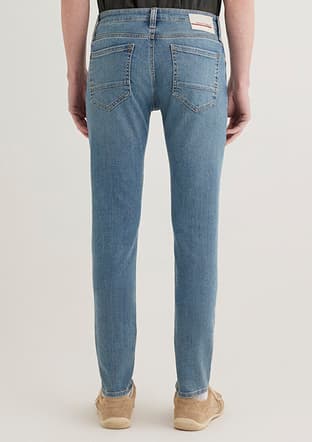M0042489281 Erkek Mavi Jean Pantolon - 3