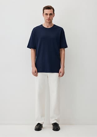 M0612150-70497 Erkek Lacivert Kısa Kol T-shirt - 2