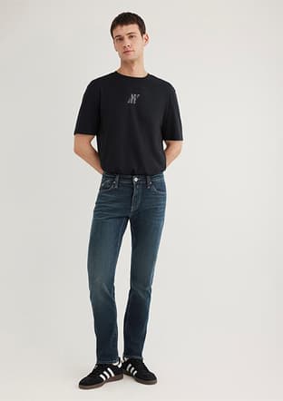 M0042289339 Erkek Mavi Jean Pantolon - 1