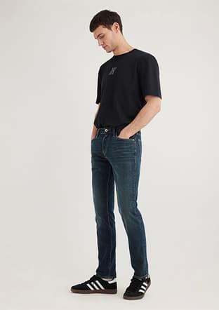M0042289339 Erkek Mavi Jean Pantolon - 2
