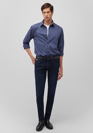 M0042487838 Erkek Mavi Jean Pantolon - 1