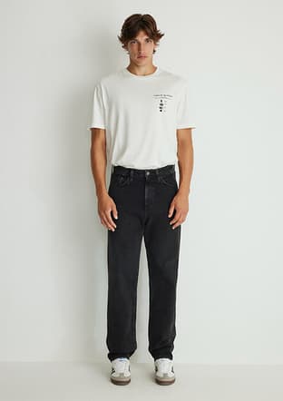 M0010289-87855 Erkek Mavi Jean Pantolon - 1