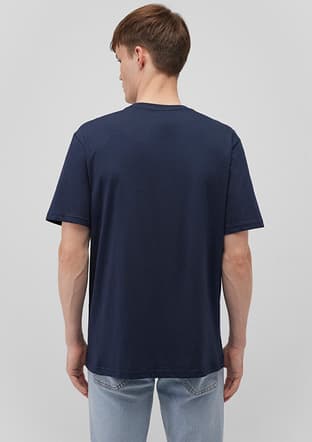 M0611884-70490 Erkek Lacivert Baskılı T-shirt - 2