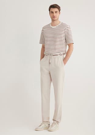 M0010168-70144 Erkek Bej Pantolon - 1