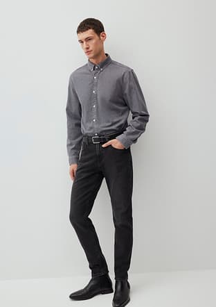 M0010172-87848 Erkek Mavi Jean Pantolon - 1