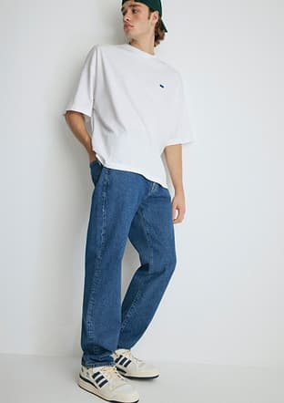 M0010039-83484 Erkek Mavi Jean Pantolon - 1