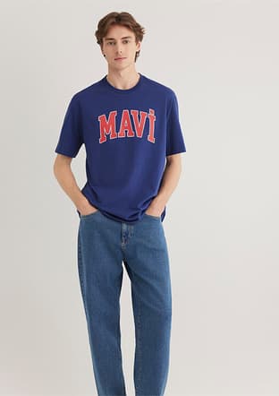 M0611931-70722 Erkek Çok Renkli Bisiklet Yaka T-shirt - 2