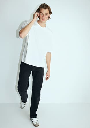 M0010039-83811 Erkek Siyah Jean Pantolon - 1