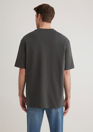 M0611924-70092 Erkek Siyah Kısa Kol T-shirt - 3