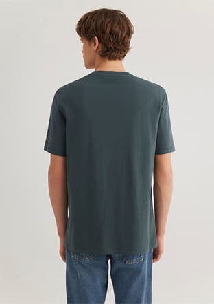 M0611711-71598 Erkek Yeşil Baskılı T-shirt - 3