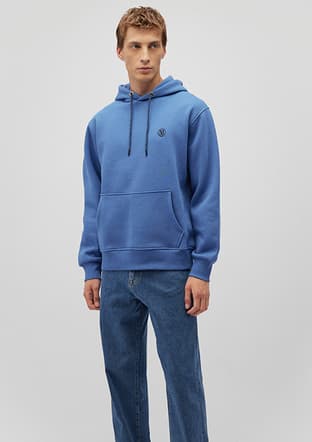 M065809-70872 Erkek Mavi Sweatshirt - 2