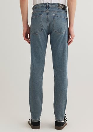 M0081089344 Erkek Mavi Jean Pantolon - 3