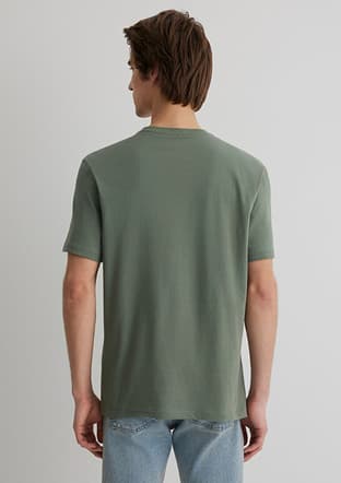 M0610943-80692 Erkek Yeşil Baskılı T-shirt - 3