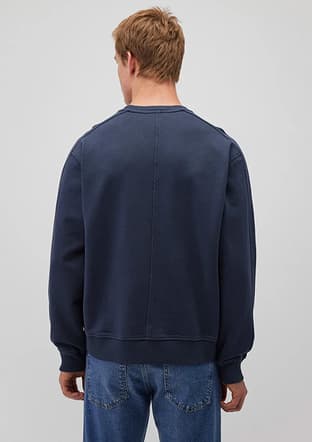 M0S10162-87822 Erkek Mavi Sweatshirt - 2