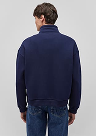 M0S10208-70497 Erkek Lacivert Sweatshirt - 2