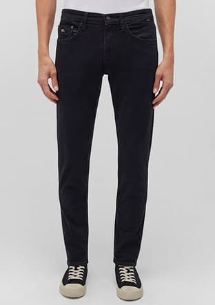 M0042487866 Erkek Siyah Jean Pantolon - 2