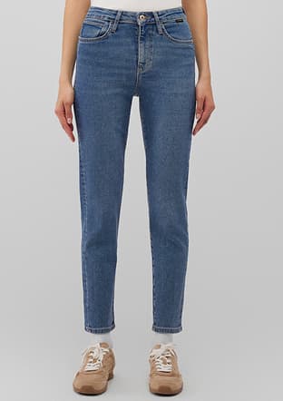 M100277-87897 Kadın Sarı Jean Pantolon - 2