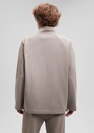 M0S10153-70352 Erkek Gri Sweatshirt - 2