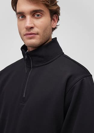 M0S10278-900 Erkek Siyah Sweatshirt - 3