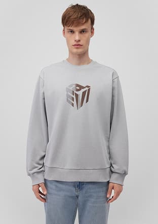 M0S10204-70075 Erkek Gri Sweatshirt - 2