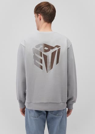 M0S10204-70075 Erkek Gri Sweatshirt - 3