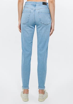 M100277-84410 Kadın Sarı Jean Pantolon - 3