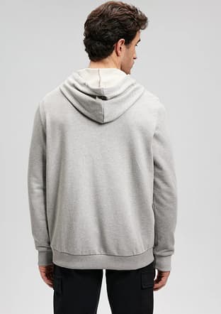 M065606-28387 Erkek Gri Sweatshirt - 2