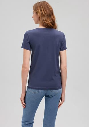 M1612205-70487 Kadın Çok Renkli Baskılı T-shirt - 2