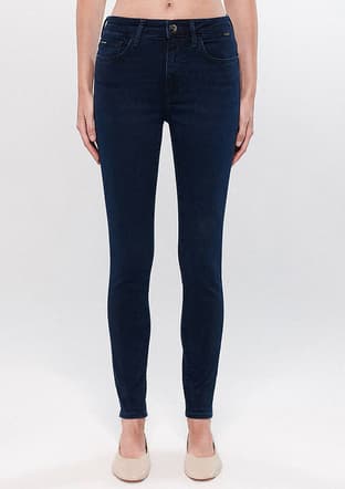 M100328-82196 Kadın Sarı Jean Pantolon - 2