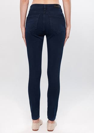 M100328-82196 Kadın Sarı Jean Pantolon - 3